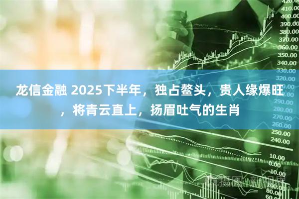 龙信金融 2025下半年，独占鳌头，贵人缘爆旺，将青云直上，扬眉吐气的生肖